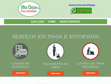 Tablet Screenshot of ilhaclean.com.br
